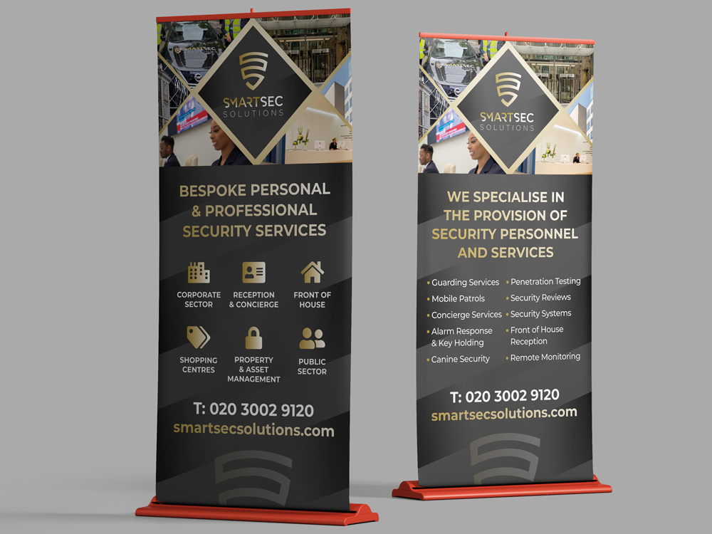 SmartSec Solutions roller banners